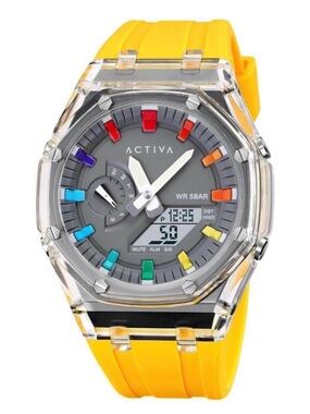Activa Kaleido X
Invicta Men's Digital Watch - 44.2mm, Yellow (ACW2100-002)